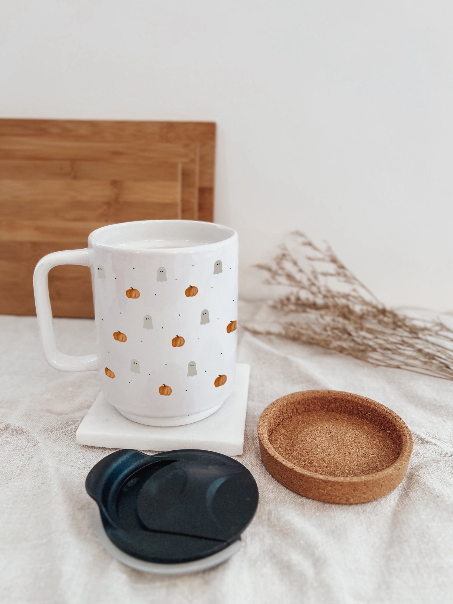 Boopkins Ceramic Travel Mug & Coaster - Birdie Barn