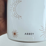 Burnt Boho BBottle - Old Lid + Personalised: ABBEY - Birdie Barn