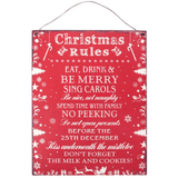 Christmas Rules Sign - Birdie Barn