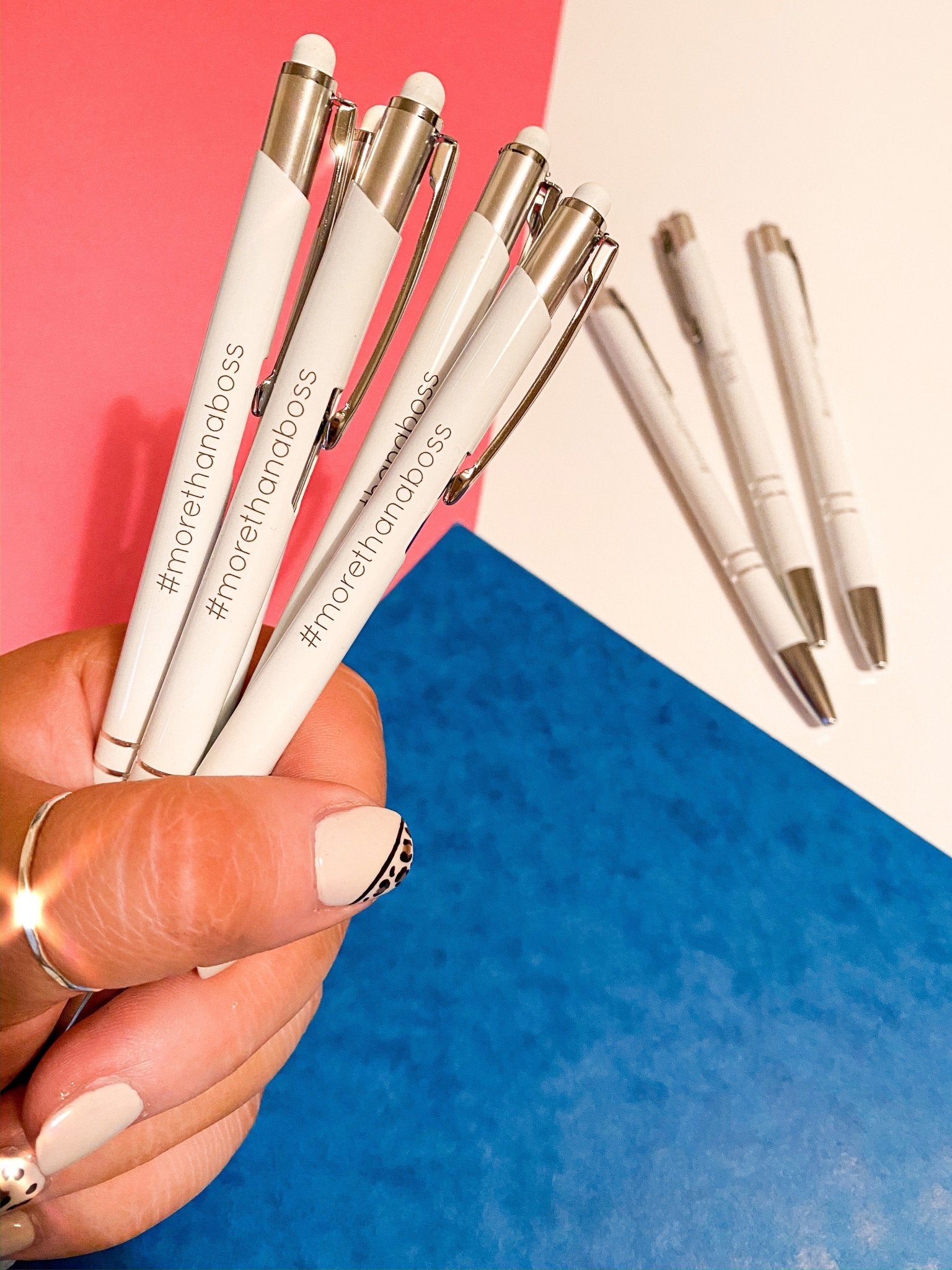 #MORETHANABOSS White Pen - Birdie Barn