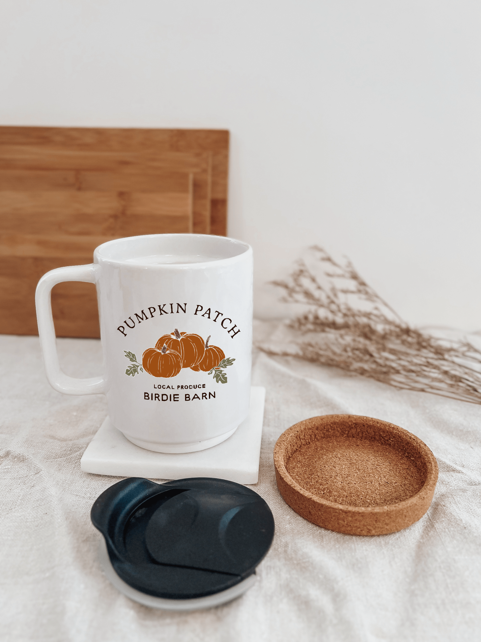 Pumpkin Patch Travel Mug & Coaster - Birdie Barn