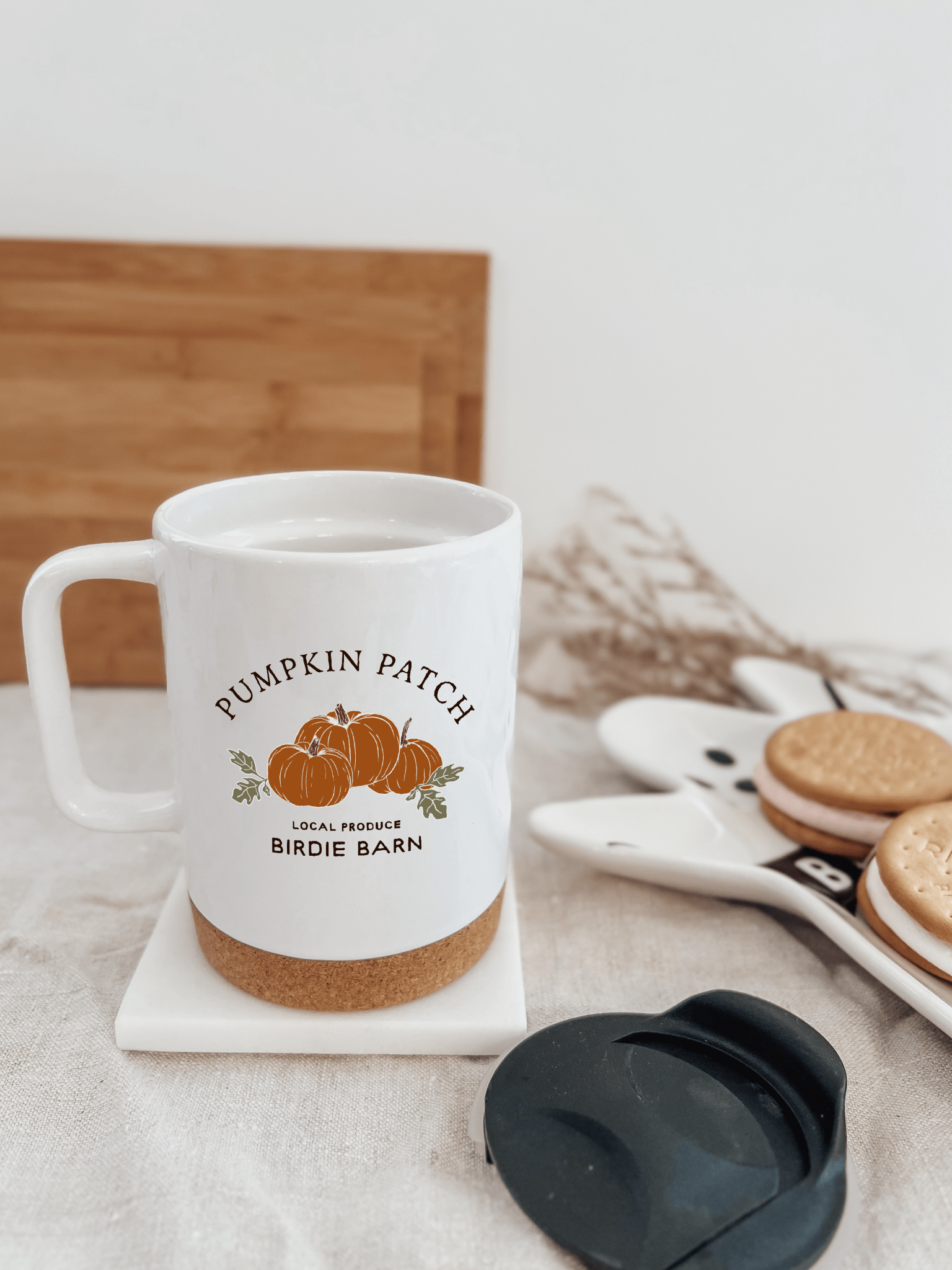 Pumpkin Patch Travel Mug & Coaster - Birdie Barn