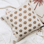 Shell Linen Effect Cushion Cover - Birdie Barn
