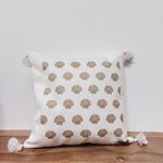 Shell Linen Effect Cushion Cover - Birdie Barn