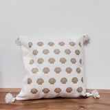 Shell Linen Effect Cushion Cover - Birdie Barn