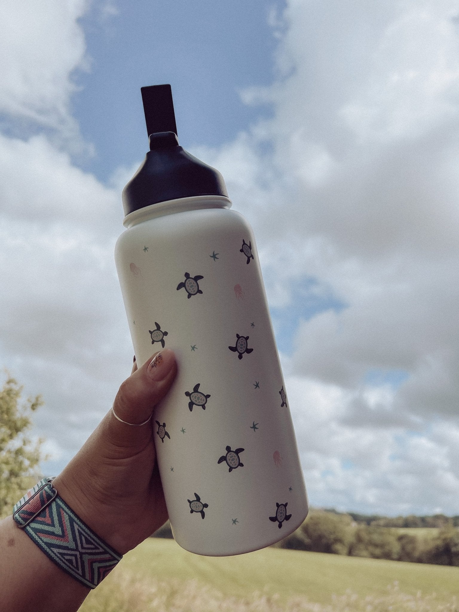 Turtle Pattern BBottle - Old Lid - Birdie Barn