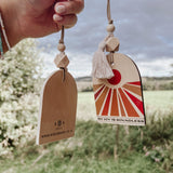 Wooden Air Freshener/Hanging Decoration - Birdie Barn