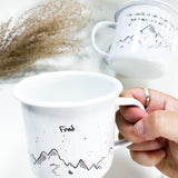 The Hobbit Quote Personalised Mug - 18oz Enamel