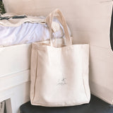 Minimal Beach Linen Effect Tote