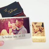 Personalised Metal Wallet Card - Photo