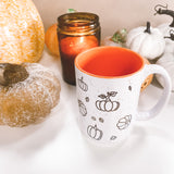 Pumpkin and Gourd Speckled Autumn Mug