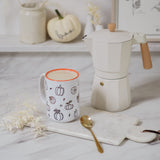 Pumpkin and Gourd Speckled Autumn Mug