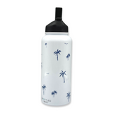 Sketchy Palms BBottle - Biro Blue