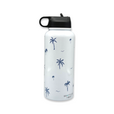 Sketchy Palms BBottle - Biro Blue