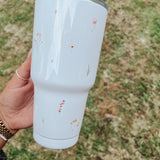 Pressed Flowers 20oz or 30oz Tumbler