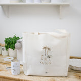 Palm Shells Linen Effect Tote