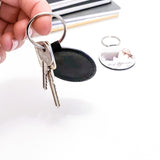 Personalised Photo PU Leather Keyring