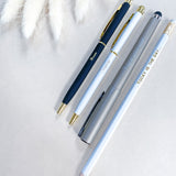 White 'Inspire' Soft Touch Pen