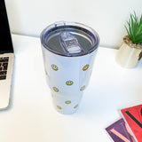 Smiley Face Travel Tumbler