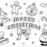 Free Christmas Colouring Printable