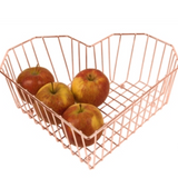 Heart Fruit Basket - Copper