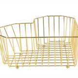 Heart Fruit Basket - Gold