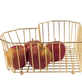 Heart Fruit Basket - Gold