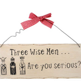 THREE WISE MEN HANGING SIGN
