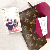 Personalised Double Sided Metal Wallet Card