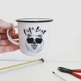 Papa Bear Mug with Personalised Message - Small
