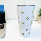 Smiley Face Travel Tumbler