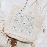 Santorini Linen Effect Tote