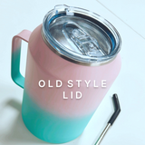 CLEARANCE 50oz Ombré Tumbler - old style lid