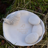 Personalised Round Stone Nature Plate