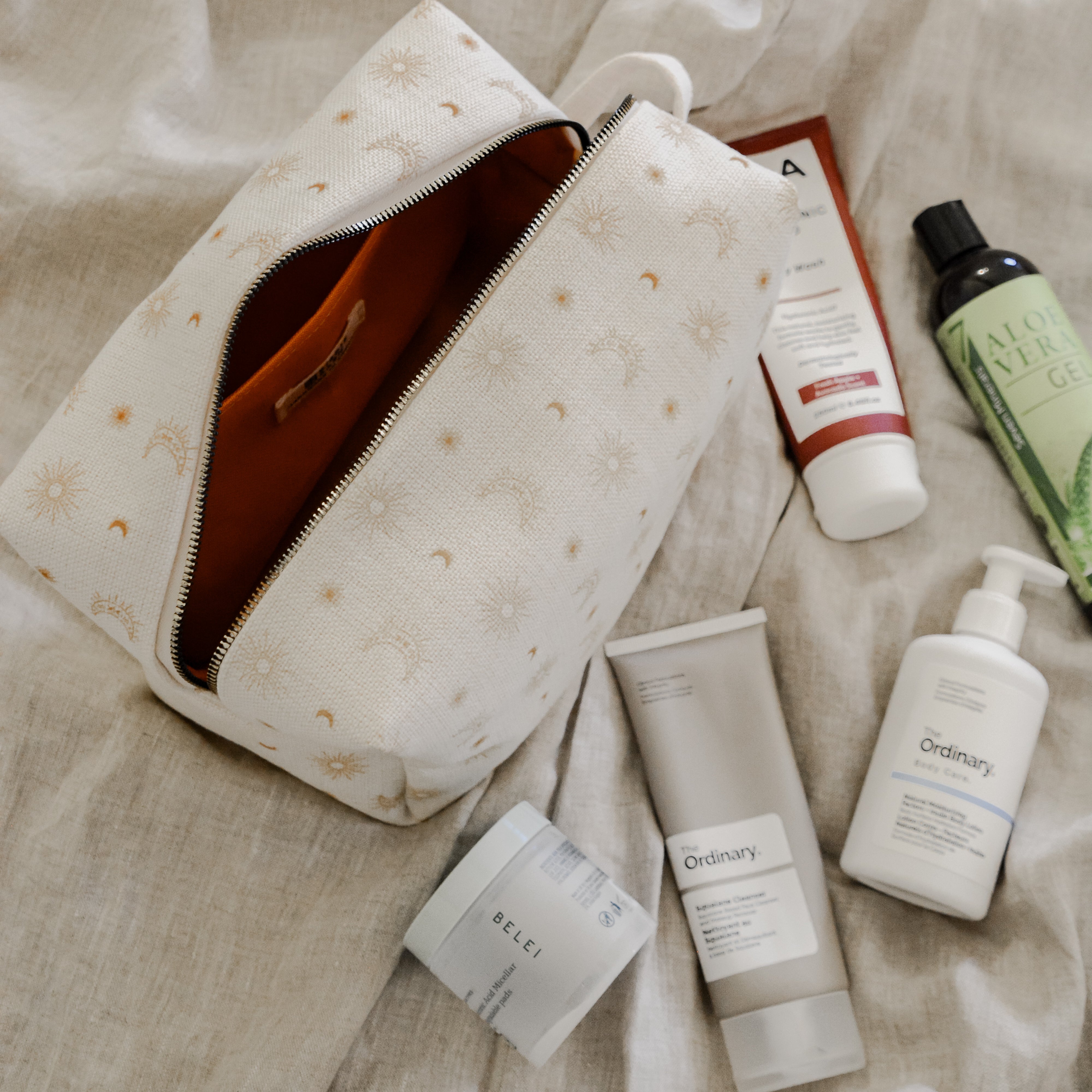 Burnt Boho Cosmetic Bags