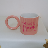 Pink Custom Message Mug
