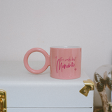 Pink Custom Message Mug
