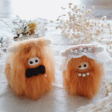 Wedding Bells - Needle Felt Highland Coo's Couple