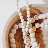 Howlite Grounding Wristlet