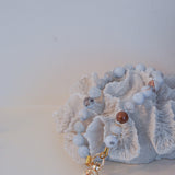 Grey Calcedony Grounding Wristlet