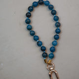 Blue Apatite Grounding Wristlet