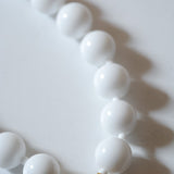 White Agate Grounding Wristlet