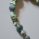 A Fishy Sea Grounding Wristlet