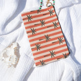 Palm Tree Beaded Pouch