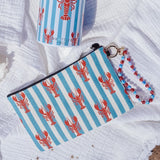 Lobster Beaded Pouch