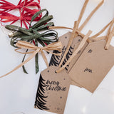 Eco Friendly Christmas Gift Tags and Bows Bundle