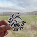 Leave No Trace Clear Sticker