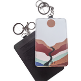 Sunrise Card Holder Keychain