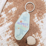 Respect Our Oceans Acrylic Keychain