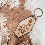 Salty Soul Wooden Keychain